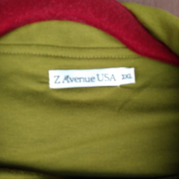 🌎Olive French Terry Boyfriend Blazer - Picture 6 of 9